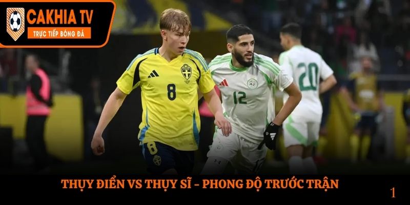 Soi kèo Thụy Điển vs Thụy Sĩ - thống kê kết quả ra sân gần nhất